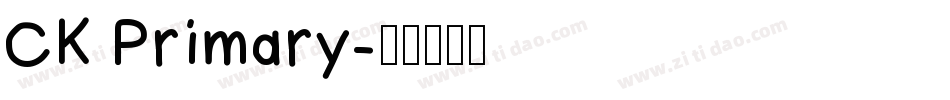 CK Primary字体转换